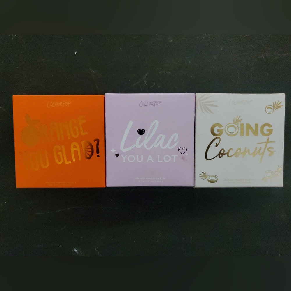 ColourPop Vibrant Eyeshadow Trio